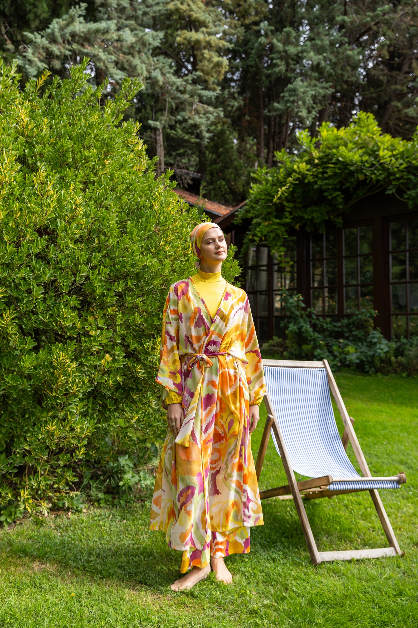 Golden Sunset Swim Cover-Up