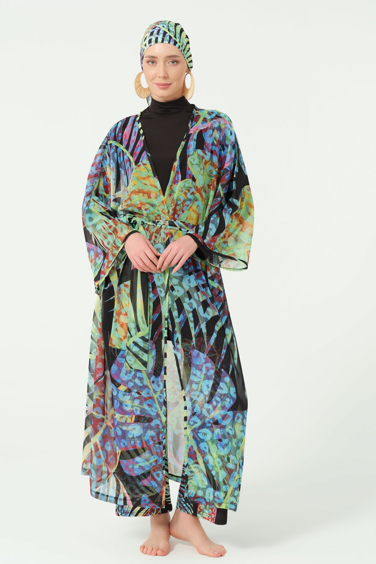 Tropical Mirage Swim Cover-Up