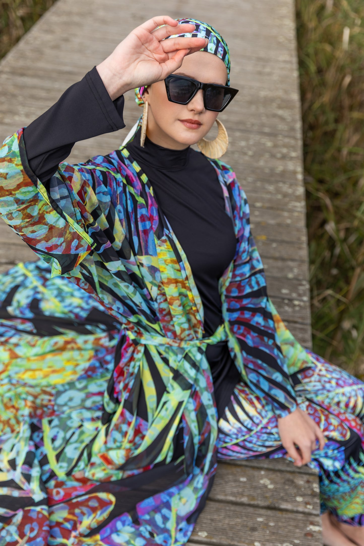 Tropical Mirage Swim Cover-Up