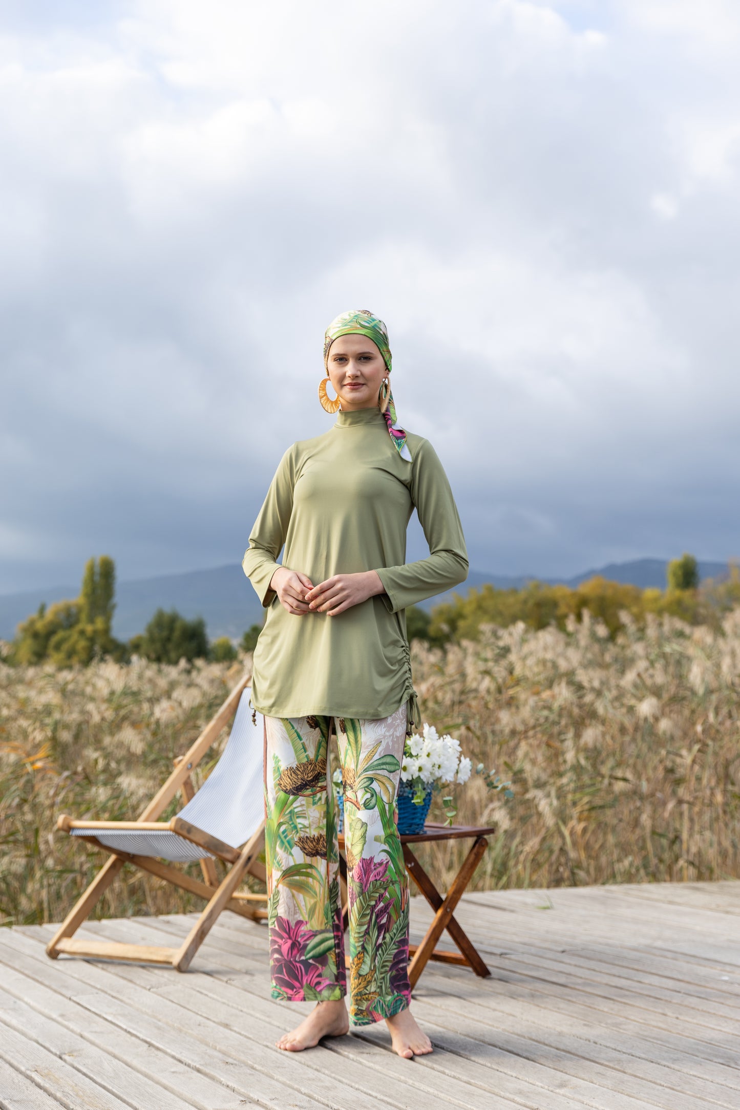 Botanical Breeze Burkini Set