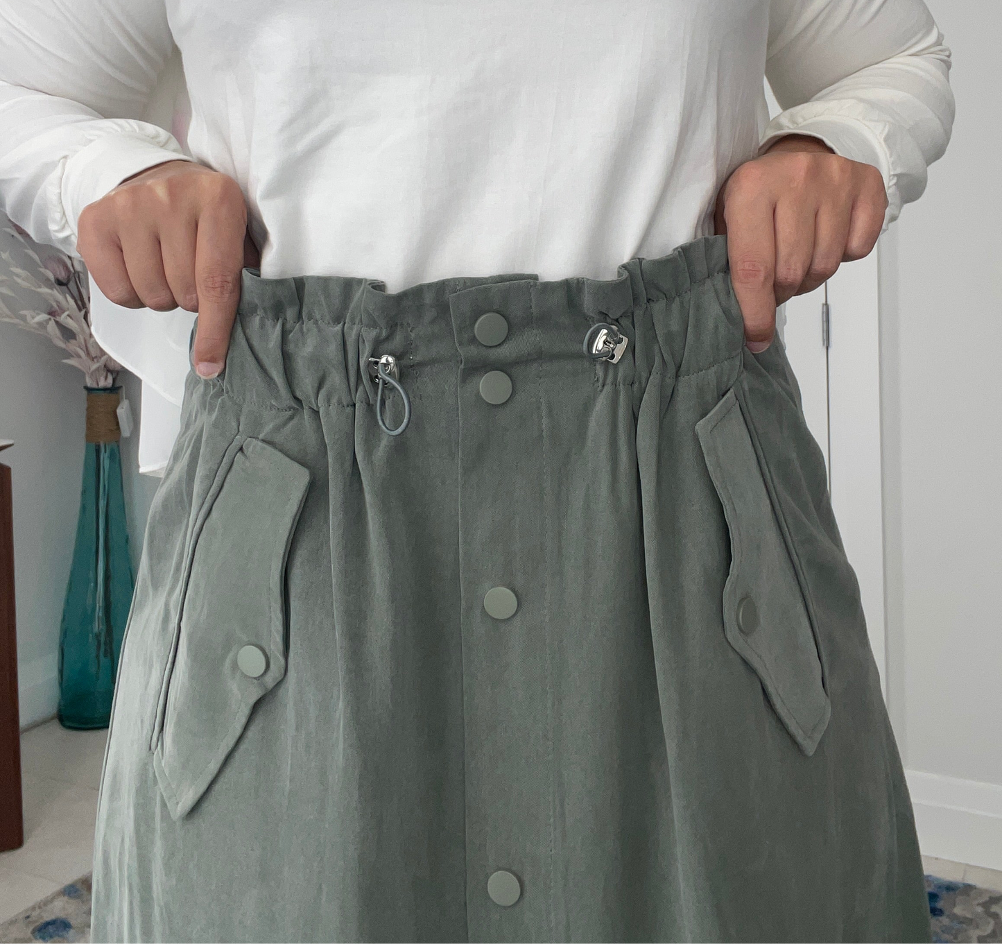 Everyday Suede Skirt💚💙