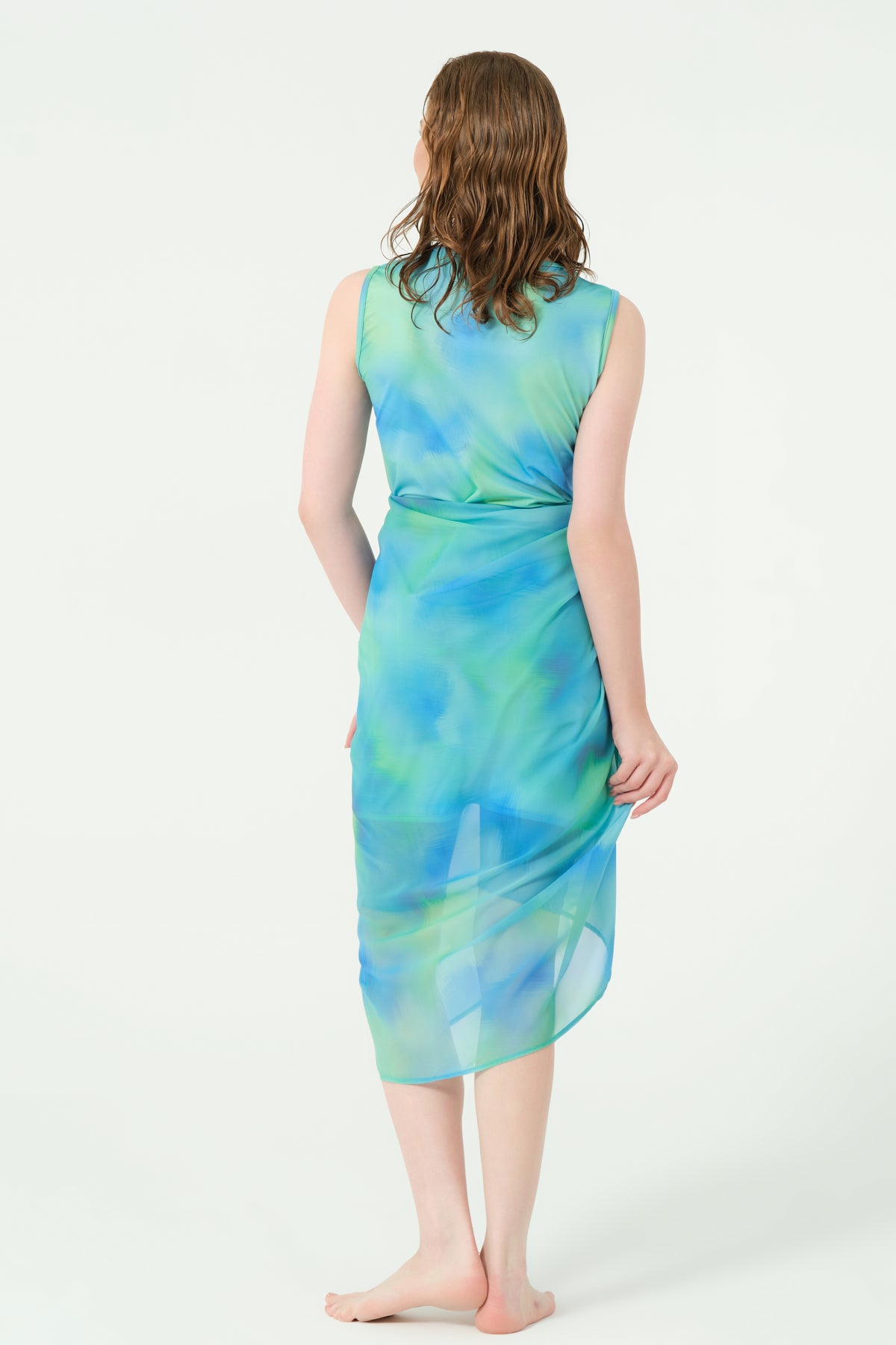 Aqua Wave Sarong Cover-Up