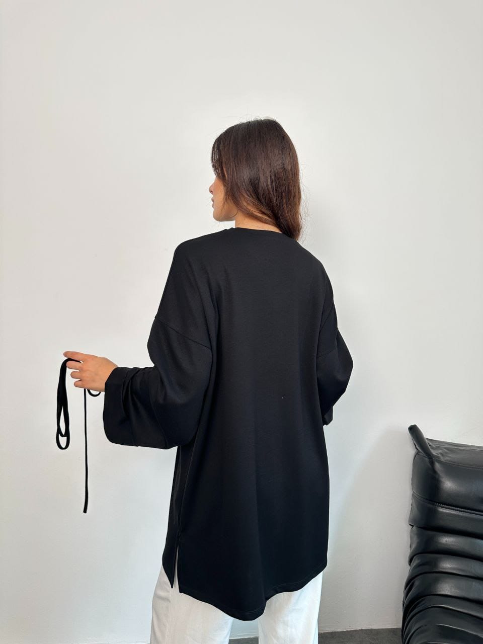 Oysho Light Tie Top - كنزة الأيشو