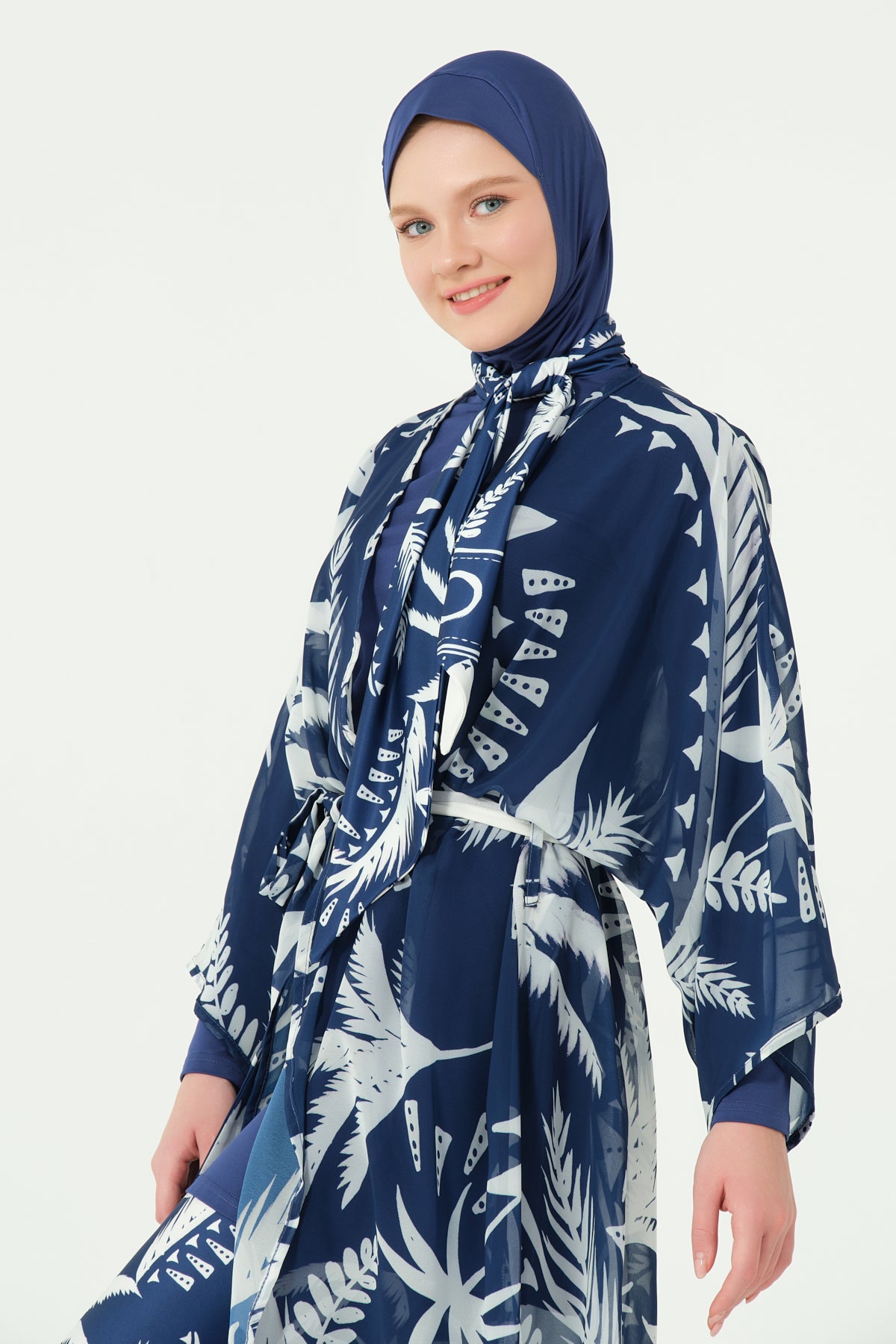Navy Dusk Swim Cover-Up
