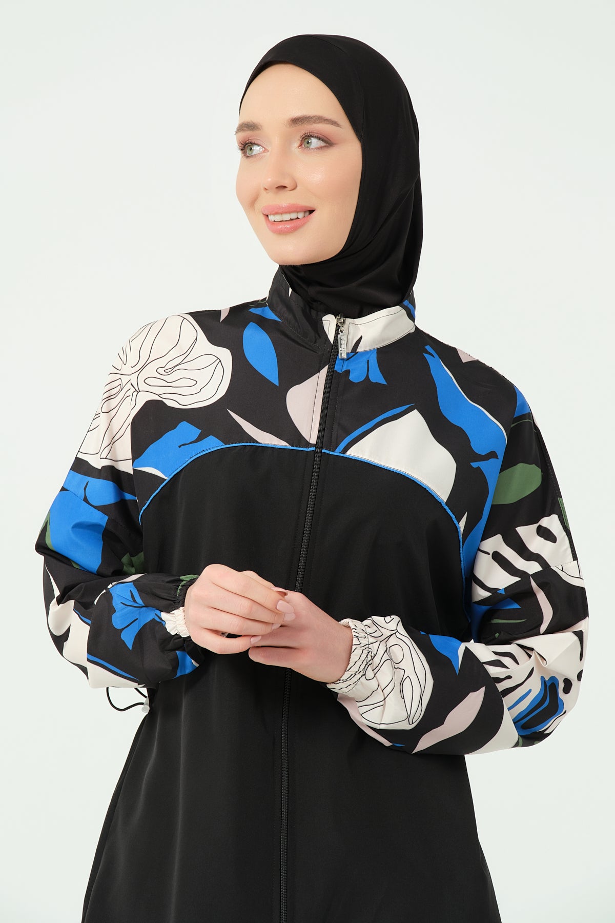 Ocean Breeze Windbreaker Swim Set 🖤💙