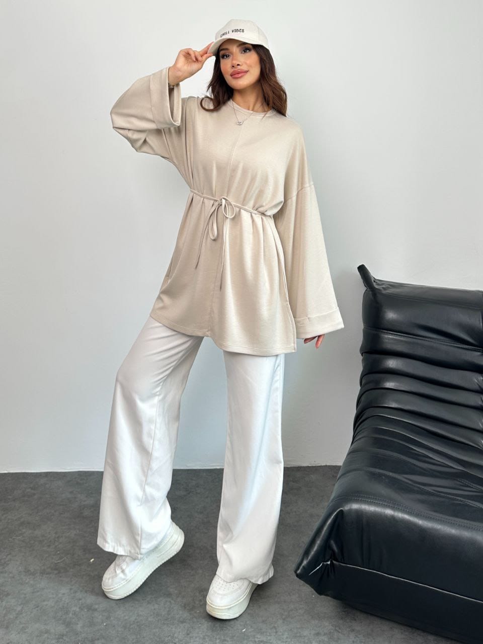 Oysho Light Tie Top - كنزة الأيشو