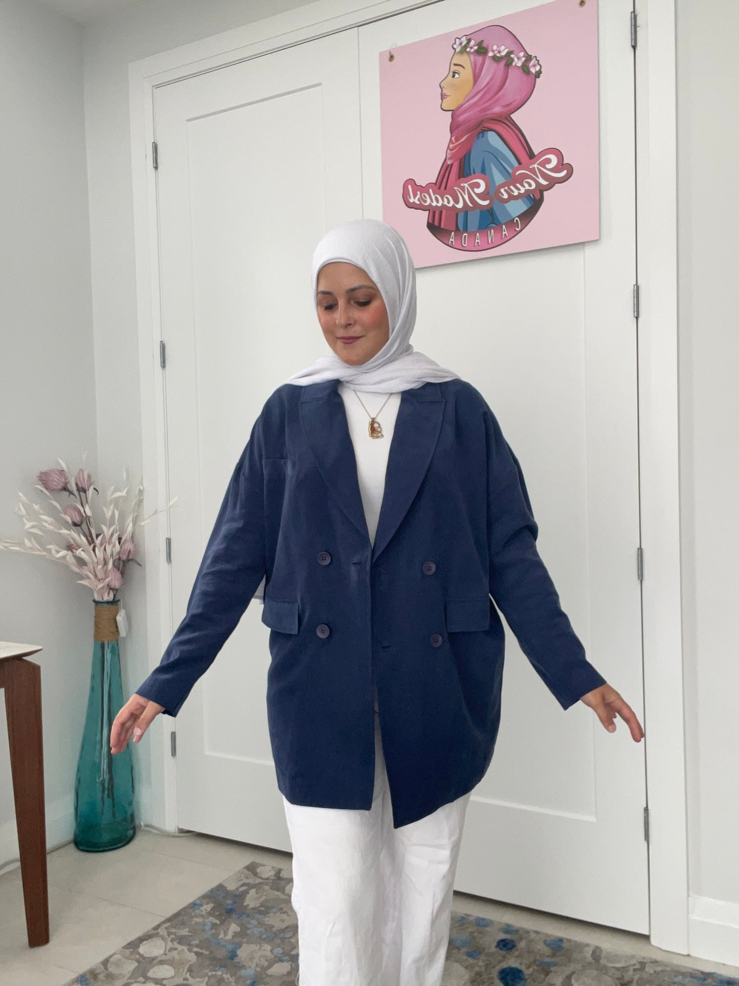 Velour Oversize Blazer 💙