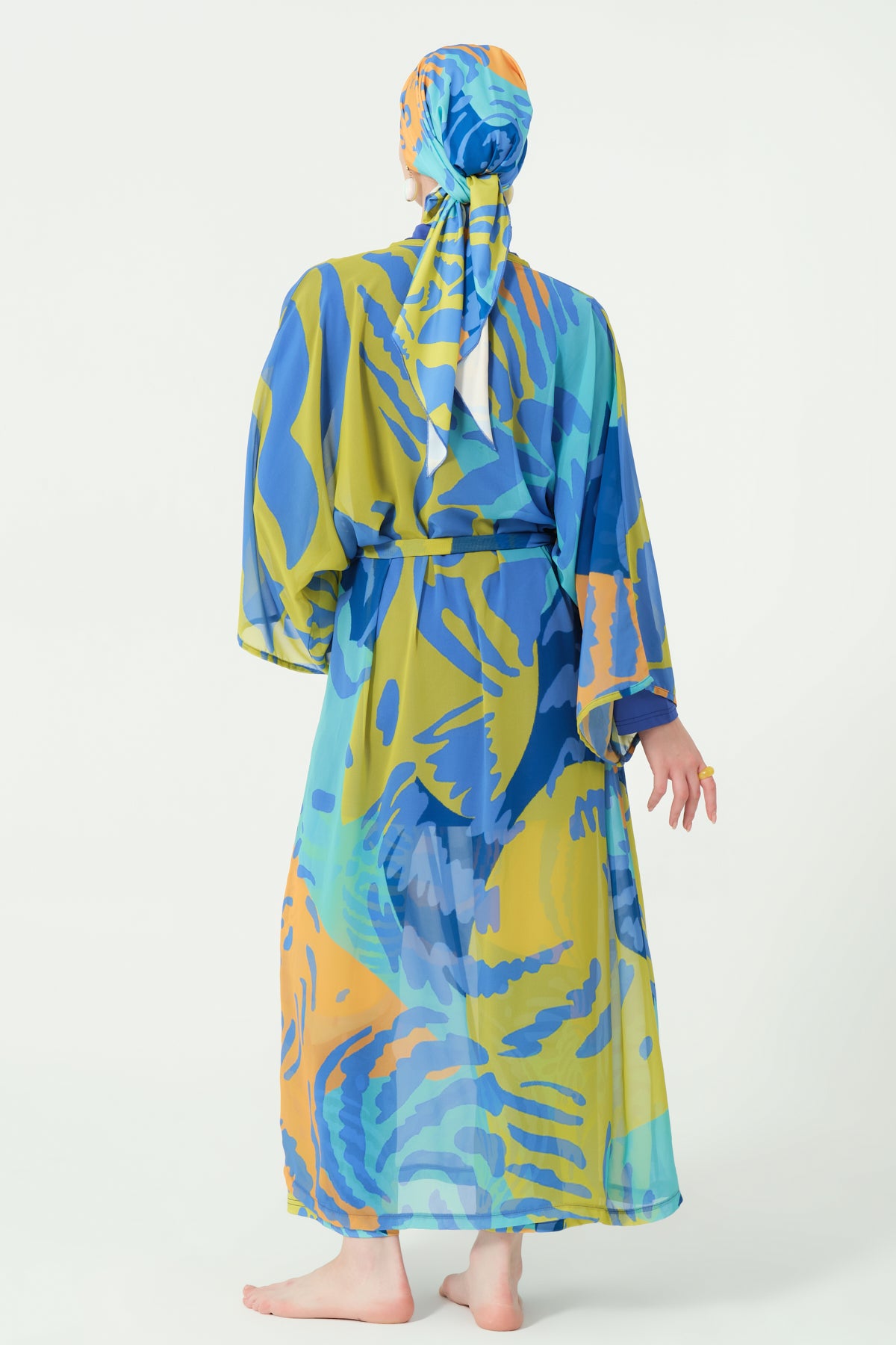 Coral Splash Swim Cover-Up