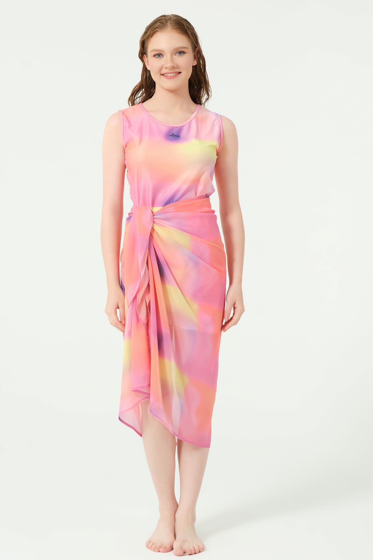 Dreamy Sunset Sarong Cover-Up