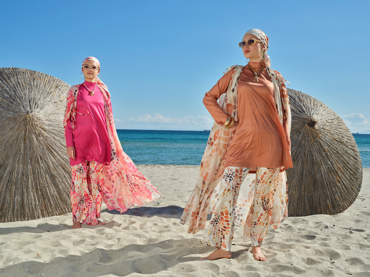 Sunset Mosaic Cover Up