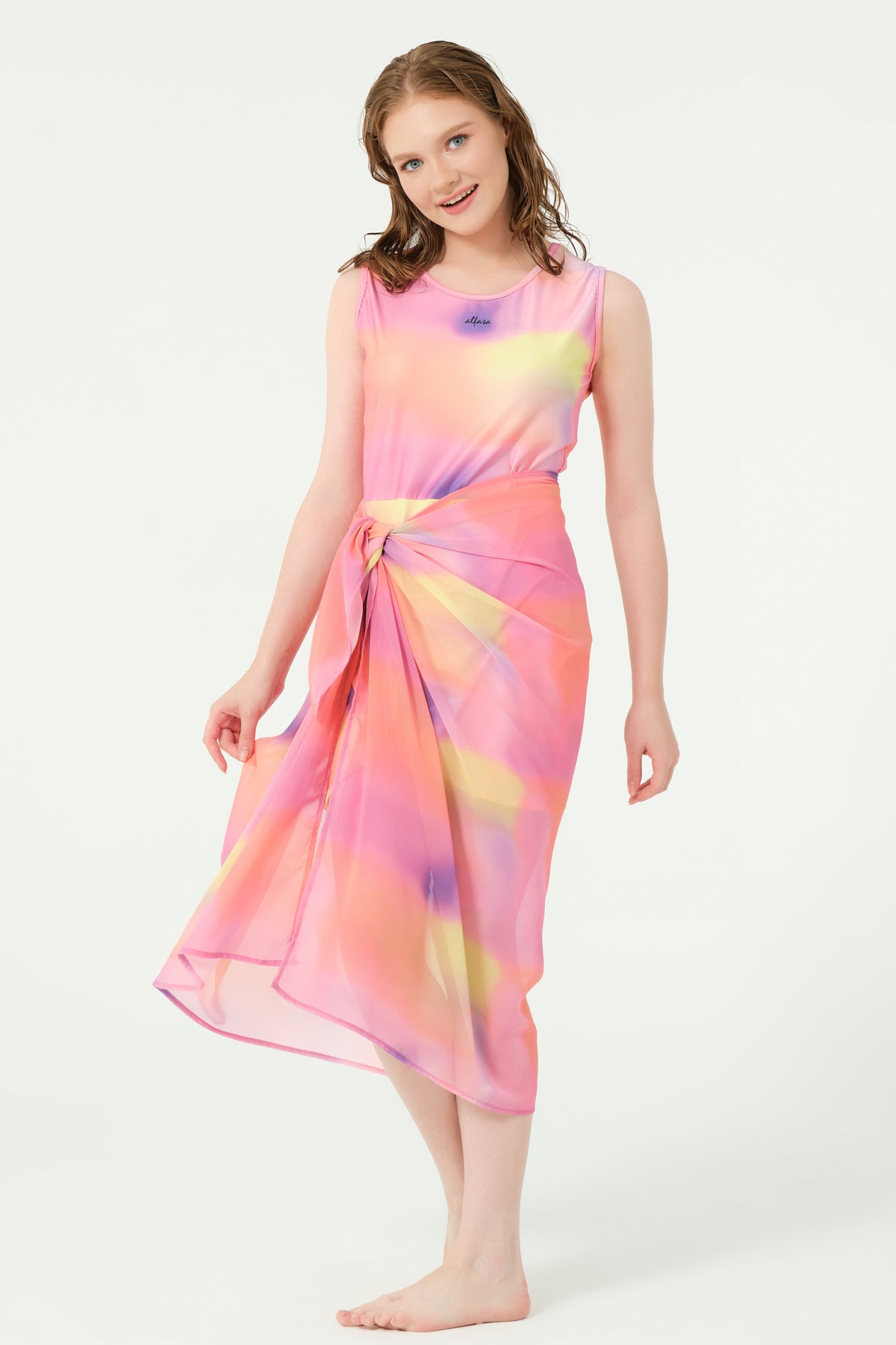 Dreamy Sunset Sarong Cover-Up