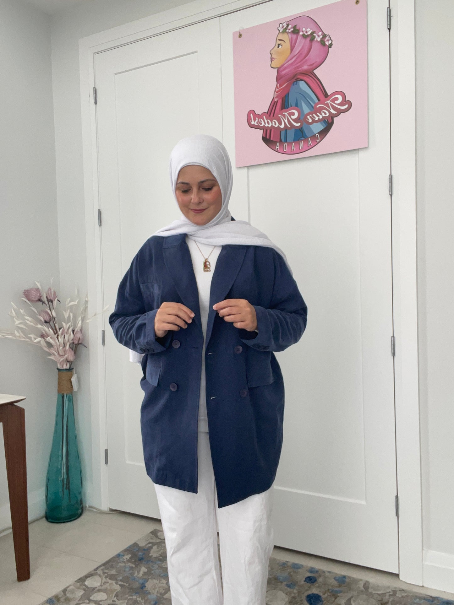 Velour Oversize Blazer 💙