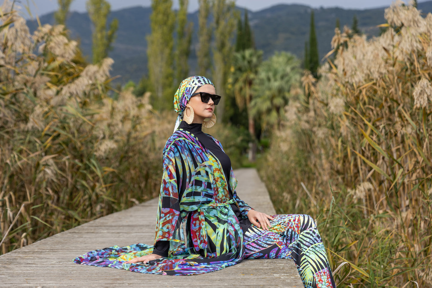 Tropical Mirage Swim Cover-Up