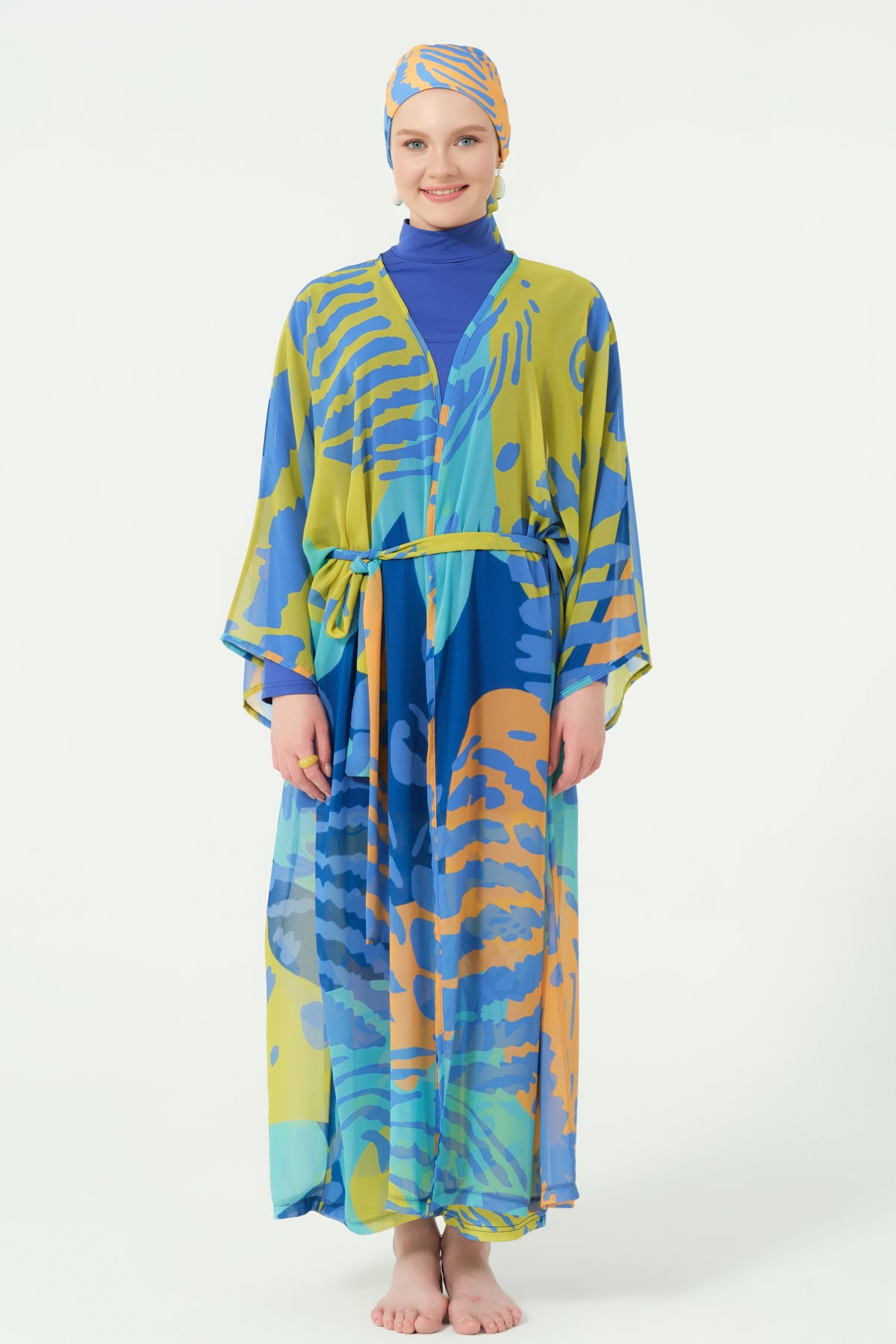Coral Splash Swim Cover-Up