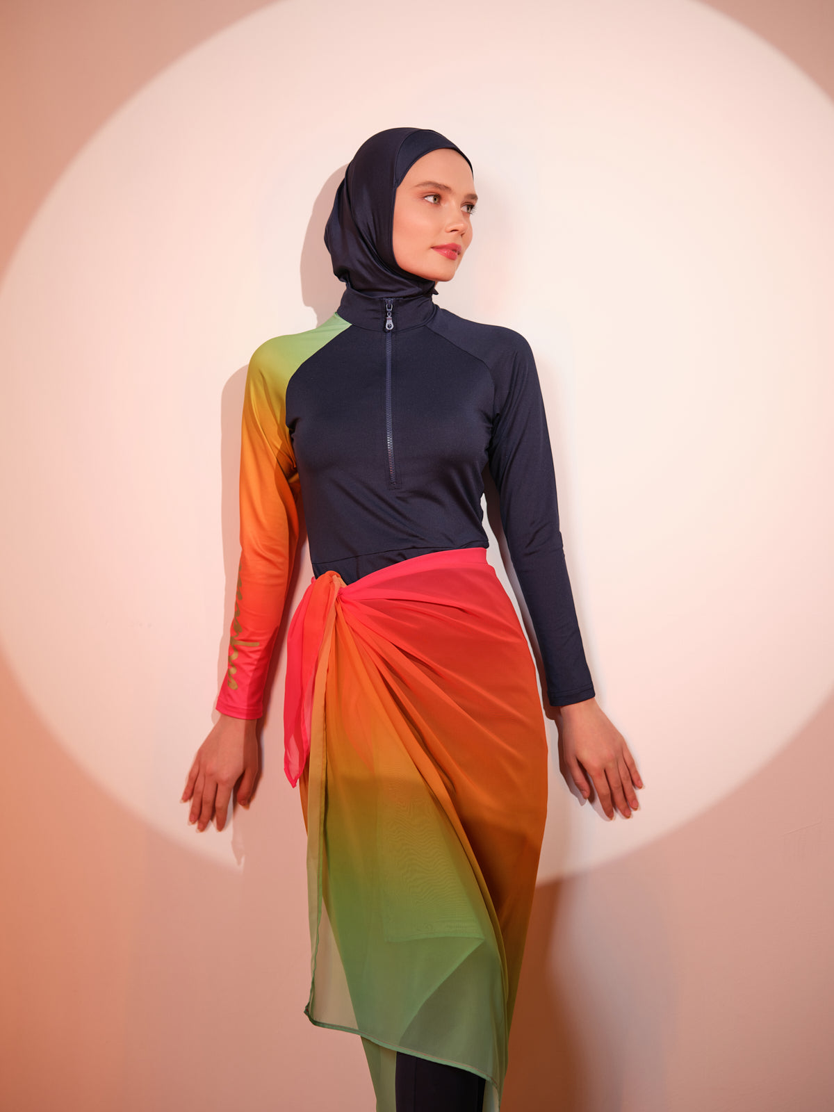 Sunset Ombre Sarong Cover-Up