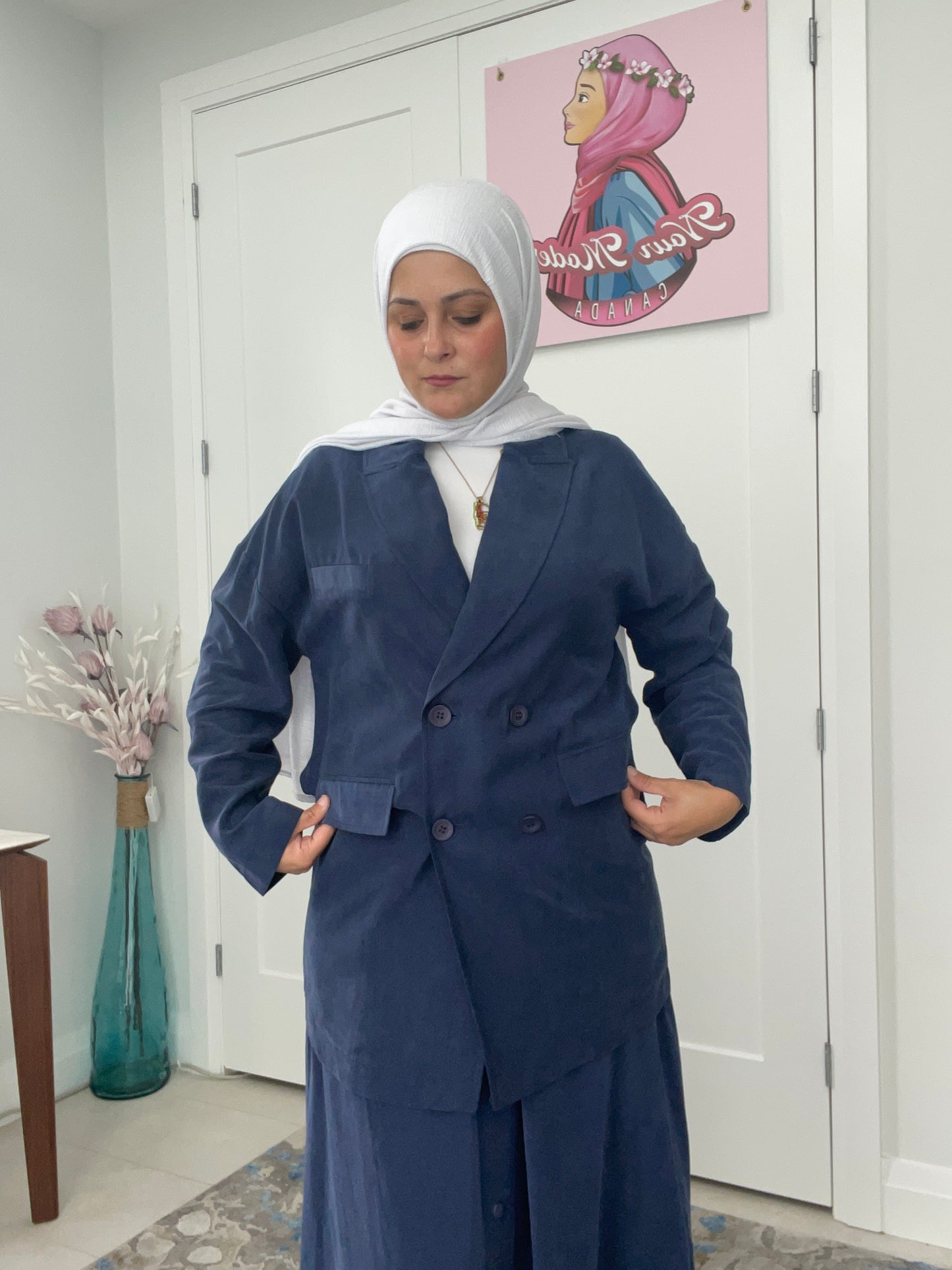 Velour Oversize Blazer 💙