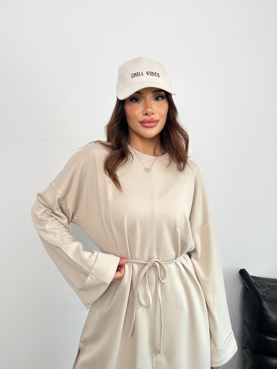 Oysho Light Tie Top - كنزة الأيشو