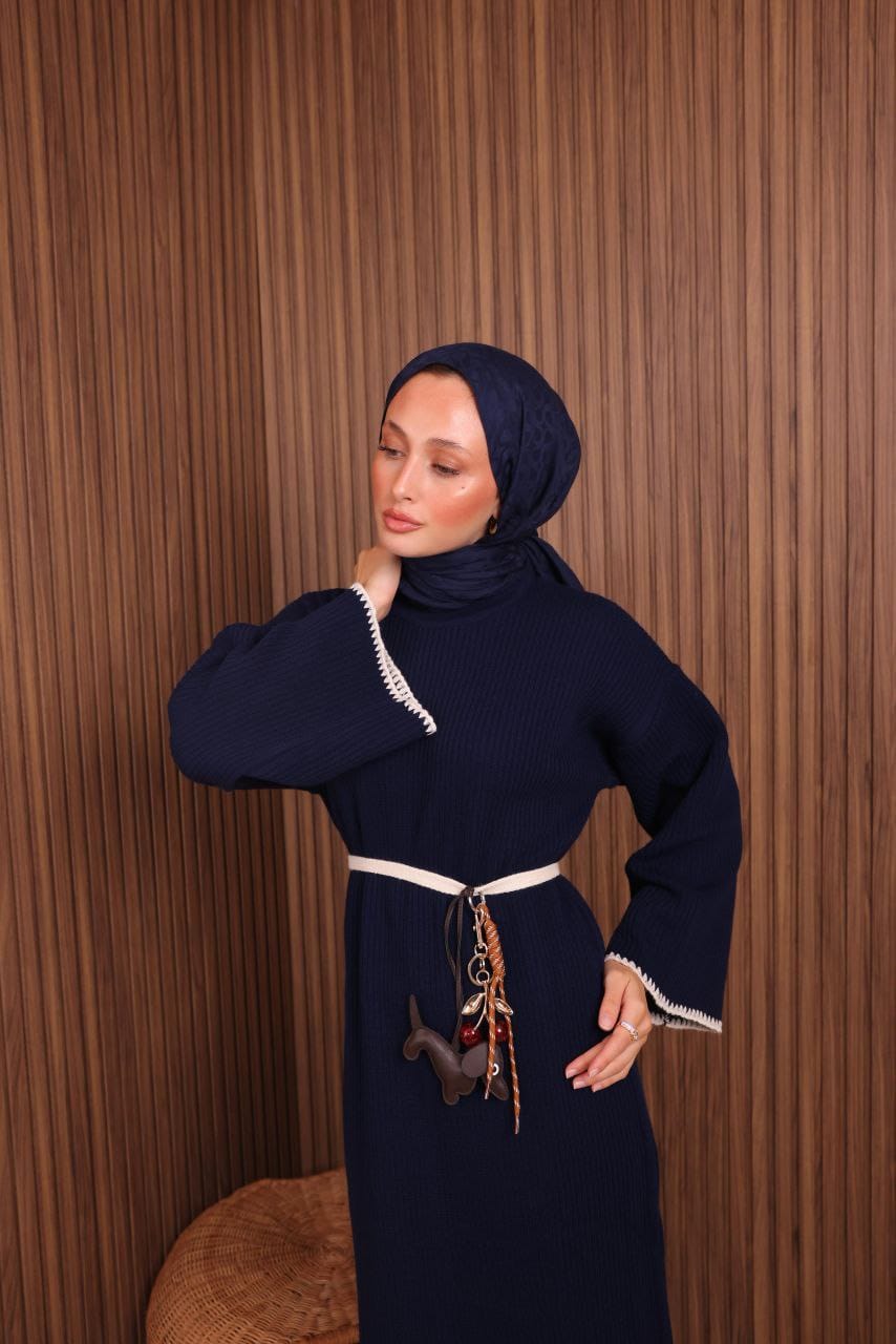 Classic Knit Dress _ فستان تريكو كلاسيكي