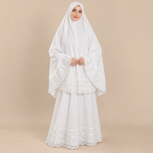 Lace Elegance Prayer Set | طقم صلاة الدانتيل